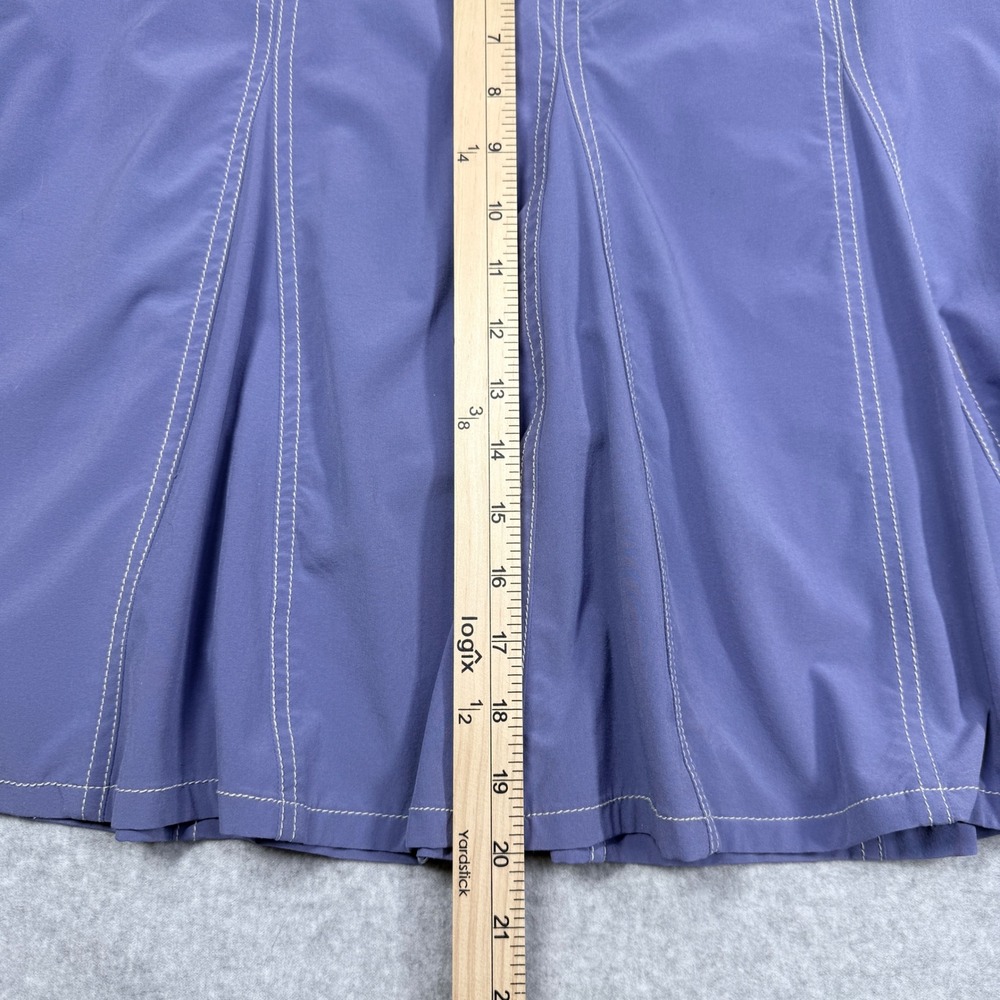 Athleta Skort Women 8 Purple Excellent Pleated Activewear Contrast Stitching - Picture 11 of 12